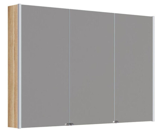 Dansani Inzo Ambi Speilskap 3 Dører Varm eik / 120cm Dansani Inzo Ambi Speilskap 3 Dører Varm eik / 120cm