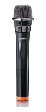 Lenco MCW-011 Trådløs Håndholdt Mikrofon med 6,3 mm Mottaker - Svart Lenco MCW-011 Trådløs Håndholdt Mikrofon med 6,3 mm Mottaker - Svart