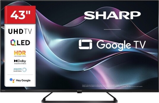 Sharp 43" 4K QLED Google TV 43HP6465E