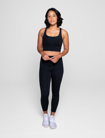 Girlfriend Collective Paloma Bra - Black - XXXL
