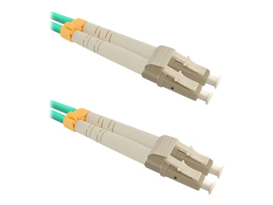 Qoltec Patchkabel Lc/Upc Multimodus Hann Til Lc/Upc Multimodus Hann 3 M. Fiberoptikk Dupleks 50 / 125 My Om4 Halogenfri 