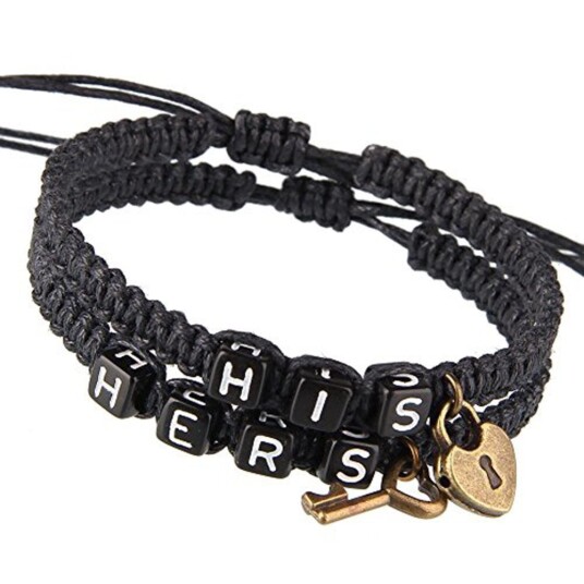 2-pack sin & amp; Hennessøte armbånd for par! 2-pack sin & amp; Hennessøte armbånd for par!