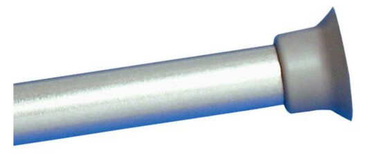 Duschy Outlet: Dusjforhengstang 75-125cm Matt Krom Duschy Outlet: Dusjforhengstang 75-125cm Matt Krom