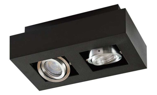 Arcchio Taklampe Vince, 25 x 14 cm i svart