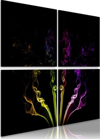 Bilde Rainbow Farget Røyk Spor 40x40 Artgeist sp. z o. o.