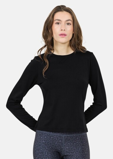 Athlecia Almi W L/S Tee BLACK 36 Trenings t shirts Athlecia Almi W L/S Tee BLACK 36 Trenings t shirts