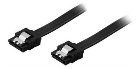 Pro SATA Cable   Black   0.3m