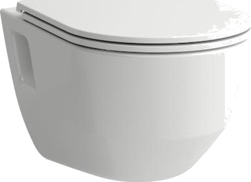 Laufen Pro vegghengt toalett, uten skyllekant, hvit
