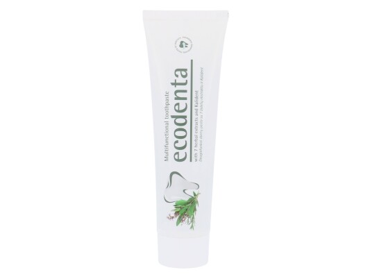 Ecodenta Ecodenta_Multifunksjonell Tannkrem Multifunksjonell Med Ekstrakt Av 7 Urter Og Kalsium 100Ml