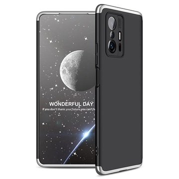 GKK Avtakbart Xiaomi 11T/11T Pro Deksel Sølv / Svart GKK Avtakbart Xiaomi 11T/11T Pro Deksel Sølv / Svart