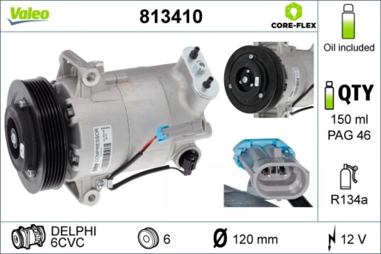 AC kompressor VALEO 813410