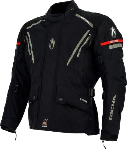 Richa Cyclone Gore-Tex MC-Jakke Svart S