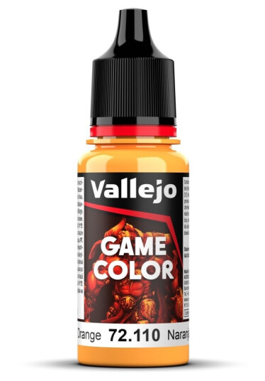 Vallejo 72.110 Oransje Acryl Maling Væske 18 Ml 1 Stykker