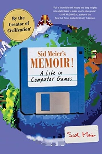 Sid Meier's Memoir!  A Life in Computer Games