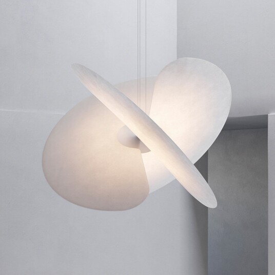 Levante LED hengelampe hvit Ø 90 cm 54 W   Luceplan   Stue   Design   Metall   Med en lyskilde