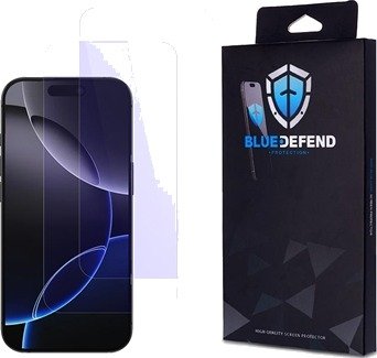 iPhone 16 Pro Max BlueDefend Anti-Blue Light Skjermbeskyttere Beskyttelsesglass - 2 stk.