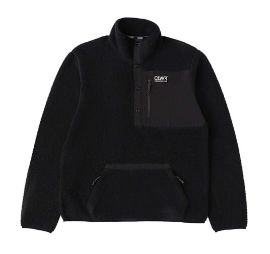 ColourWear Men"s Snap Pile Black S