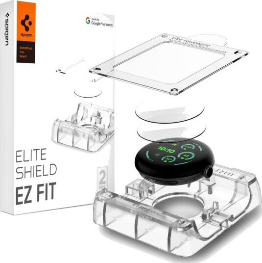 Spigen EliteShield EZ Fit 2-pakning Skjermbeskytter til Google Pixel Watch 41mm Spigen EliteShield EZ Fit 2-pakning Skjermbeskytter til Google Pixel Watch 41mm