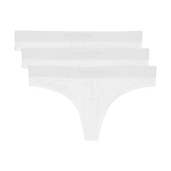 Marc O Polo String Truser 3P Hvit bomull Small Dame Marc O Polo String Truser 3P Hvit bomull Small Dame