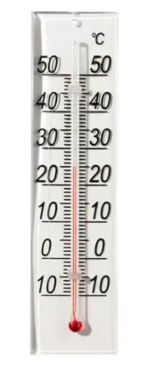 Termometer innendørs Plexi 150x40 mm Termometer innendørs Plexi 150x40 mm