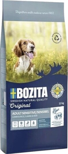 Bozita Sensitive Tørrfôr Til Hund 12 Kg