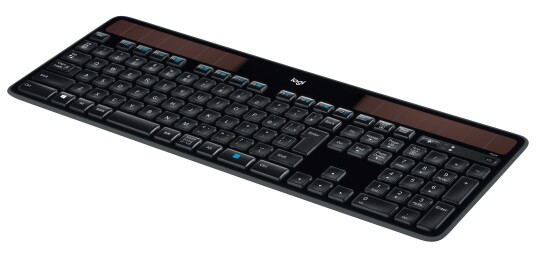 Logitech Wireless Solar K750 - Tastatur - Nordisk - Svart Logitech Wireless Solar K750 - Tastatur - Nordisk - Svart
