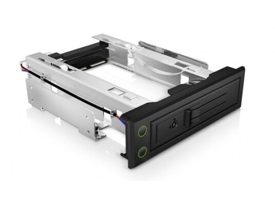 Icy Box Trayless 3.5" SATA/SAS HDD Mobilt Lagringsstativ - Svart