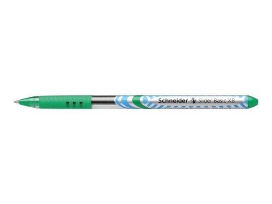 Schneider Slider Basic - Kulepenn - Grønn - 1.4 Mm - Ekstra Bred