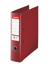 Esselte Brevordner NO1 A4, 75mm, bordeaux 10 stk