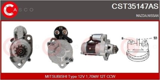 CASCO CST35147AS Starter CASCO CST35147AS Starter