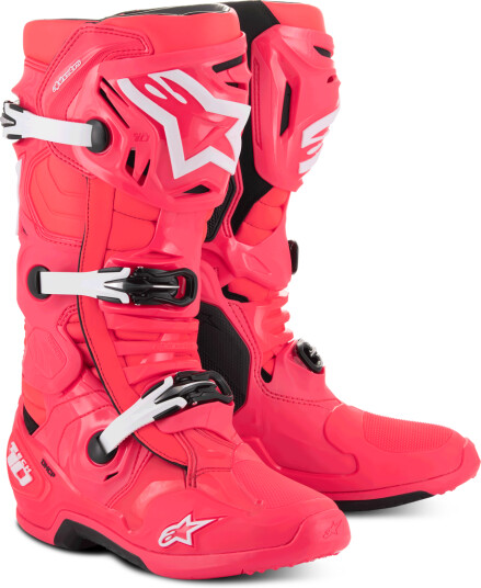 Alpinestars Crosstøvler Tech 10 Diva Rosa- Hvit Alpinestars Crosstøvler Tech 10 Diva Rosa- Hvit