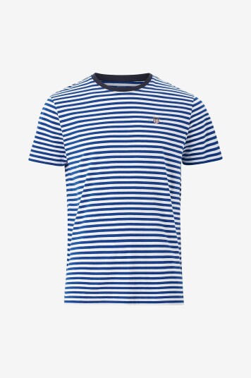Gant Pysjamas t skjorte Shield Stripe Pajama T shirt Blå