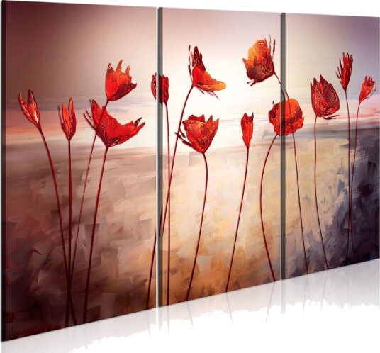 Bilde Bright Red Poppies 120x80 Artgeist sp. z o. o.
