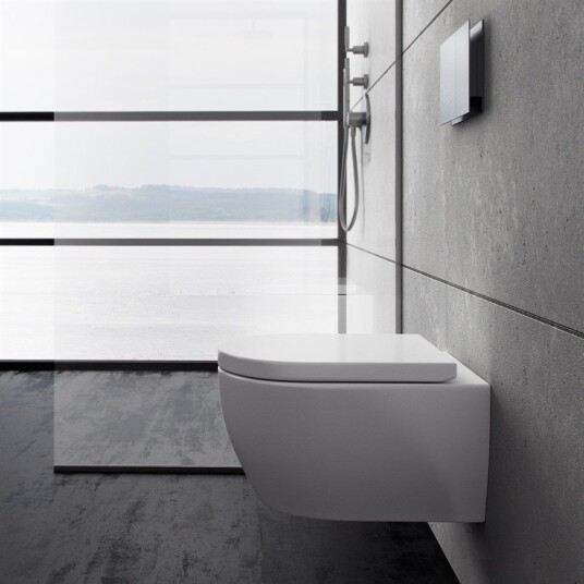 Pulcher Lounge L18 485cm Easy Clean Belægning Hvitt Toalett