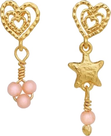 Maanesten Vibe Earrings Gold ONE SIZE 2 cm Maanesten Vibe Earrings Gold ONE SIZE 2 cm