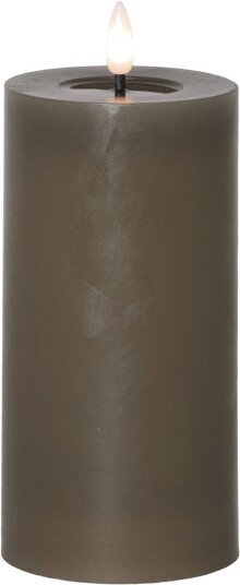LED BLOKKSTYRE FLAMME FLOW MULDVARP/ 17,5 CM / TIMER