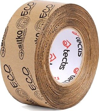 Tectis Tetningstape 37618 60 mm X 40 m, 10 Ruller/Pk Tectis Tetningstape 37618 60 mm X 40 m, 10 Ruller/Pk