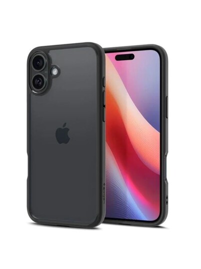 Spigen Ultra Hybrid Deksel for iPhone 16 - Magsafe Kompatibel - Matt Svart