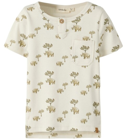 Lil"Atelier Nmmlayo Ss Slim Top Lil Cream 110 Lil"Atelier Nmmlayo Ss Slim Top Lil Cream 110
