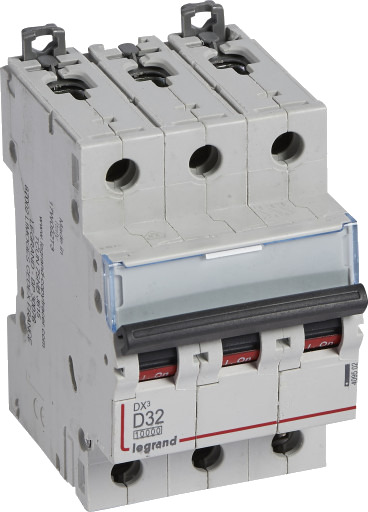 Legrand DX³ MCB automatsikring D32 3P 3M 10/16kA Legrand DX³ MCB automatsikring D32 3P 3M 10/16kA