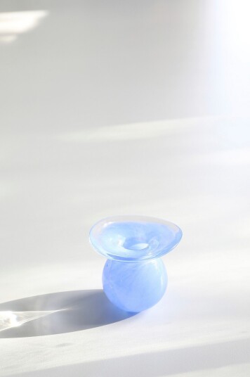 Mimou   Munnblåst vase No.1   Blå