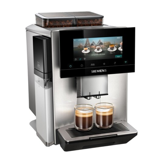 Siemens EQ900 Plus Helautomatisk Espressomaskin med Dobbel Bønnebeholder Siemens EQ900 Plus Helautomatisk Espressomaskin med Dobbel Bønnebeholder