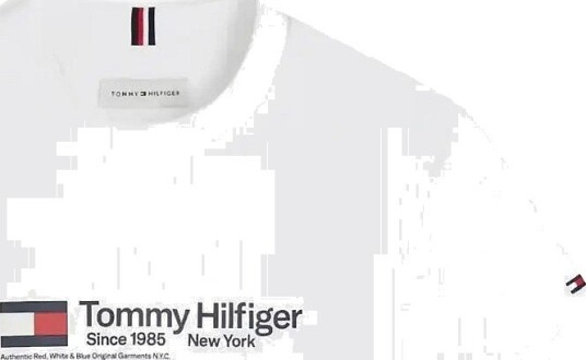 Tommy Hilfiger Brand Love Wordmark Tee S/S WHITE 152