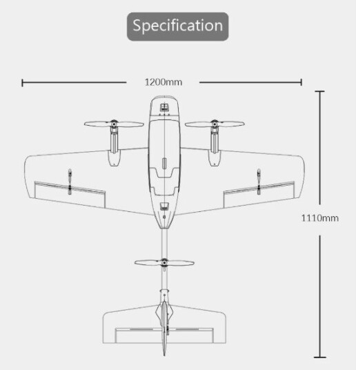 HeeWing T2 Cruza EPP FPV PNP VTOL + Storage Case