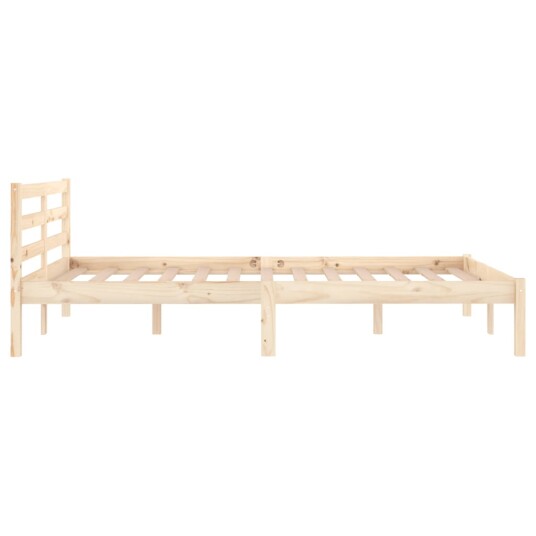 vidaXL Sengeramme heltre furu 120x200 cm