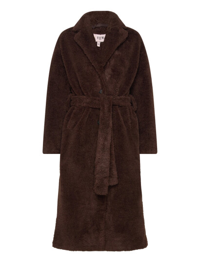A-View Teddy Long Coat Brown 38 A-View Teddy Long Coat Brown 38