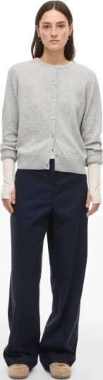 ROUGE EDIT Rouhanna Rw F/L Flared Trouser   Navy   36