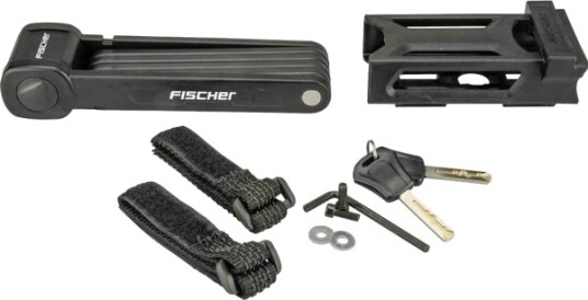 Fischer Sykkellås 85852 Foldelås Sort Nøkkelås Fischer Sykkellås 85852 Foldelås Sort Nøkkelås