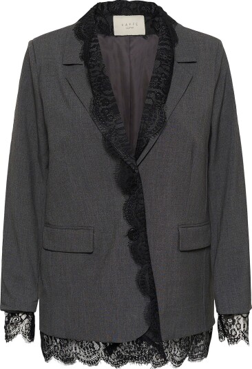 KAFFE Curve Blazer KCriella Blazer Grå KAFFE Curve Blazer KCriella Blazer Grå