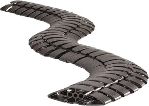 Bachmann Kabelschlange Pro - Kabelfleksibelt Rør - 1 M - Sort